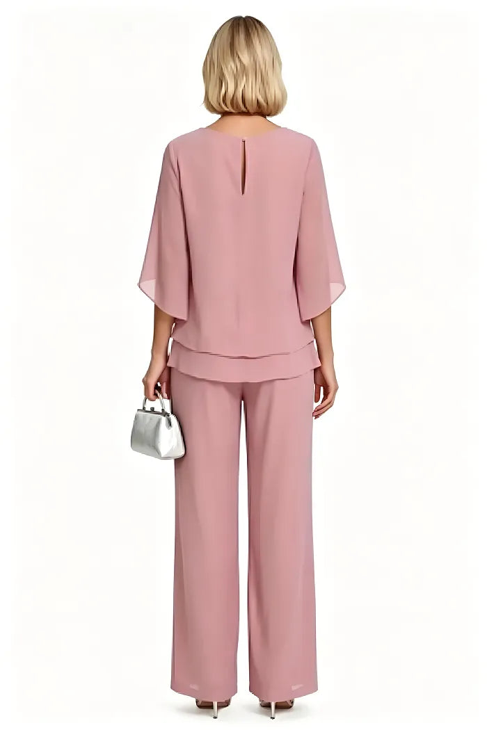 Anamartinezmadrid Matilde | Conjunto de Pantalón de Gasa para Madrina e Invitada – photo 7