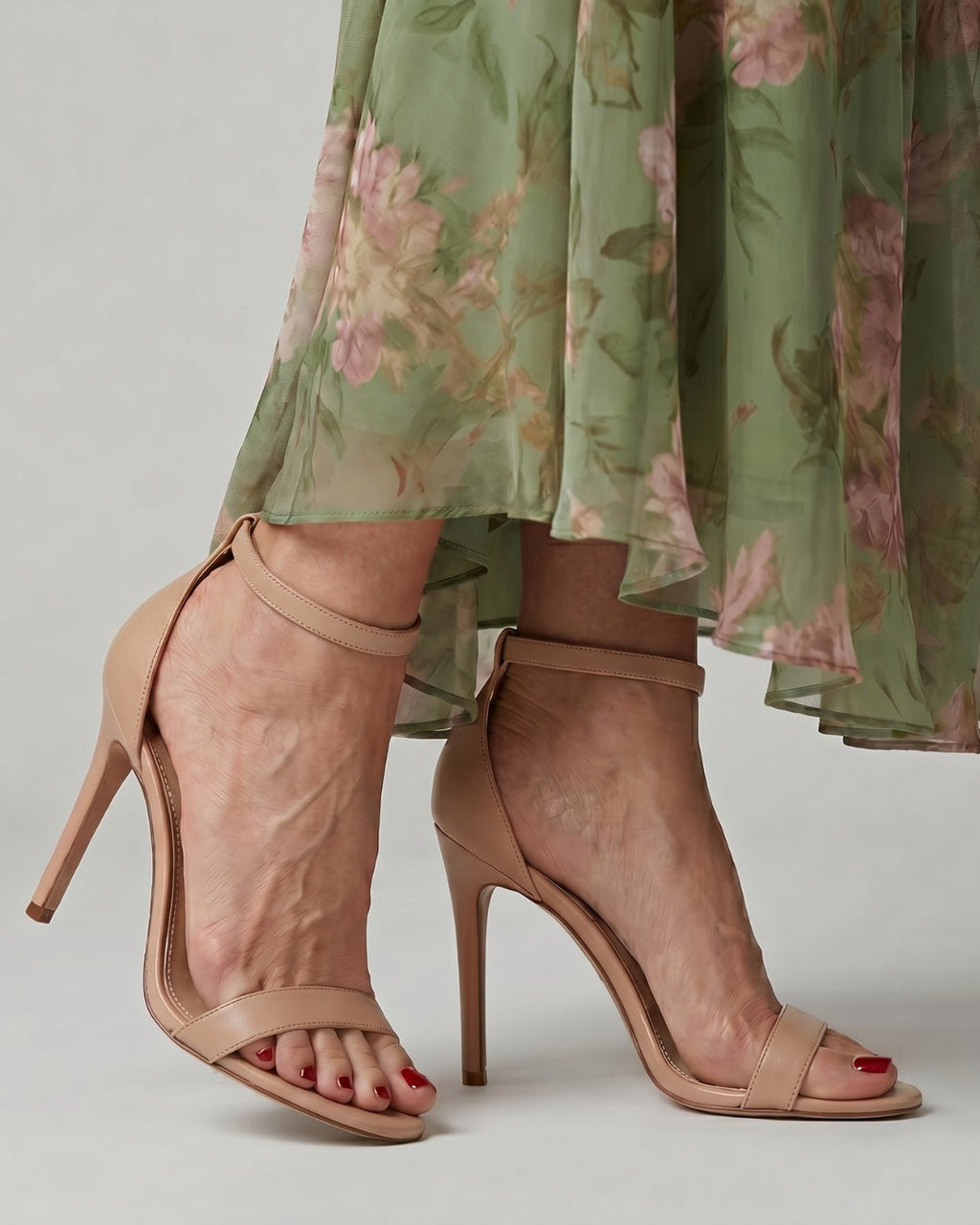 Anamartinezmadrid Soledad | Sandalias de Tacón Stiletto Mujer Tiras Tobillo