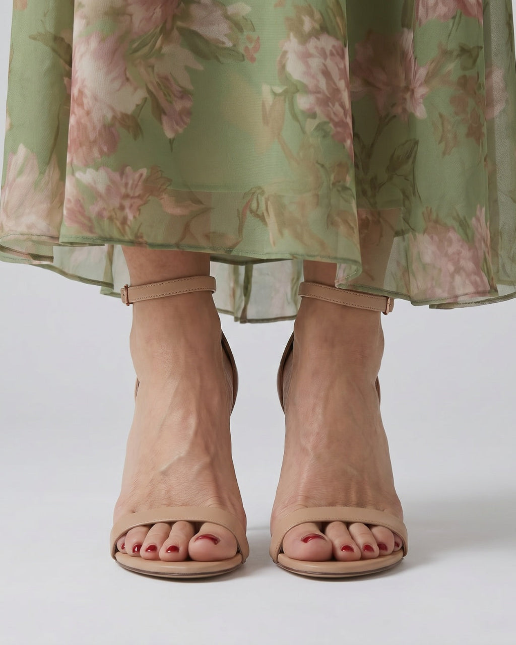 Anamartinezmadrid Soledad | Sandalias de Tacón Stiletto Mujer Tiras Tobillo – photo 2