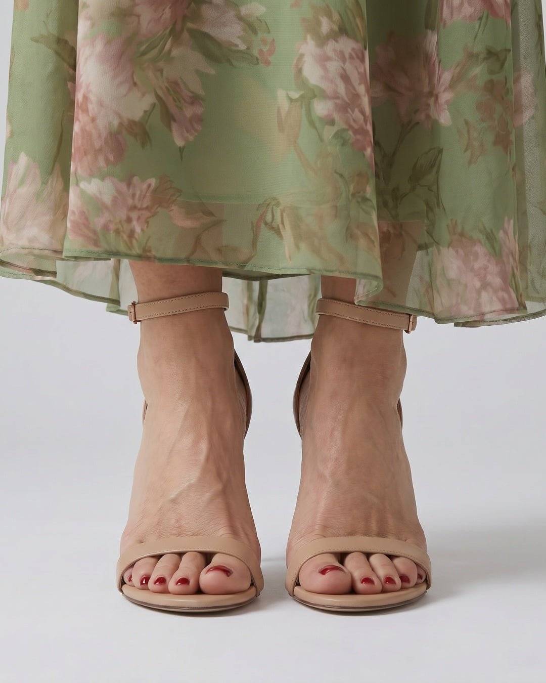 Anamartinezmadrid Soledad | Sandalias de Tacón Stiletto Mujer Tiras Tobillo – photo 2