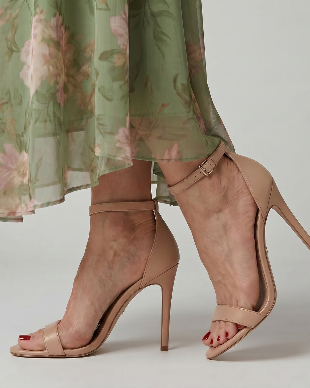 Anamartinezmadrid Soledad | Sandalias de Tacón Stiletto Mujer Tiras Tobillo – photo 3