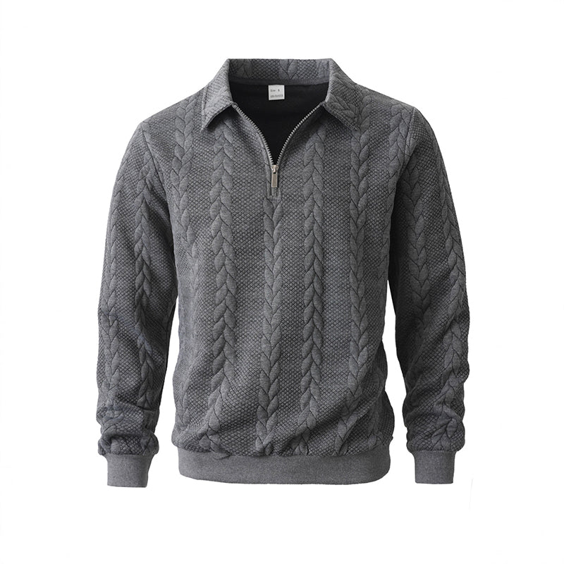 Marina Roca Jersey de punto Lorenzo – Gris oscuro – photo 10