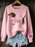 Aubert Paris Olivia · Jersey de Punto en Fieltro de Lana – Rosa