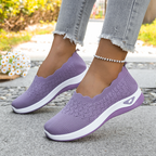 Anamartinezmadrid Ángela | Zapatillas de Punto Sin Cordones con Suela Acolchada – Morado – photo 6