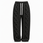 Anamartinezmadrid Sagrario | Pantalón Cálido Forrado de Franela con Textura en Relieve – Negro – photo 3
