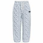 Anamartinezmadrid Sagrario | Pantalón Cálido Forrado de Franela con Textura en Relieve – Gris – photo 4