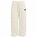 Anamartinezmadrid Sagrario | Pantalón Cálido Forrado de Franela con Textura en Relieve – Beige – photo 5