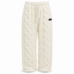 Anamartinezmadrid Sagrario | Pantalón Cálido Forrado de Franela con Textura en Relieve – Beige – photo 5
