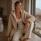 Anamartinezmadrid Gloria | Chaqueta con Capucha y Cremallera de Tejido Peluche – photo 5