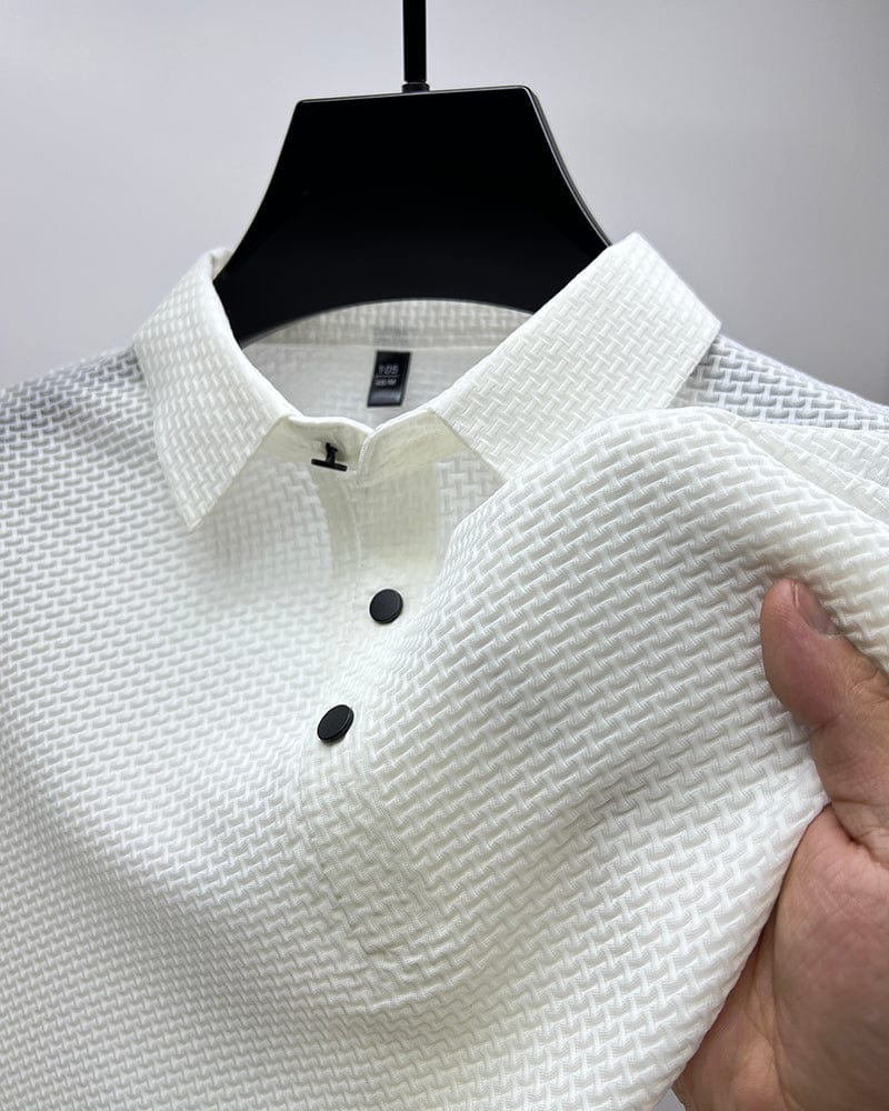 Marina Roca Leandro - Polo premium para hombre – Blanco – photo 5
