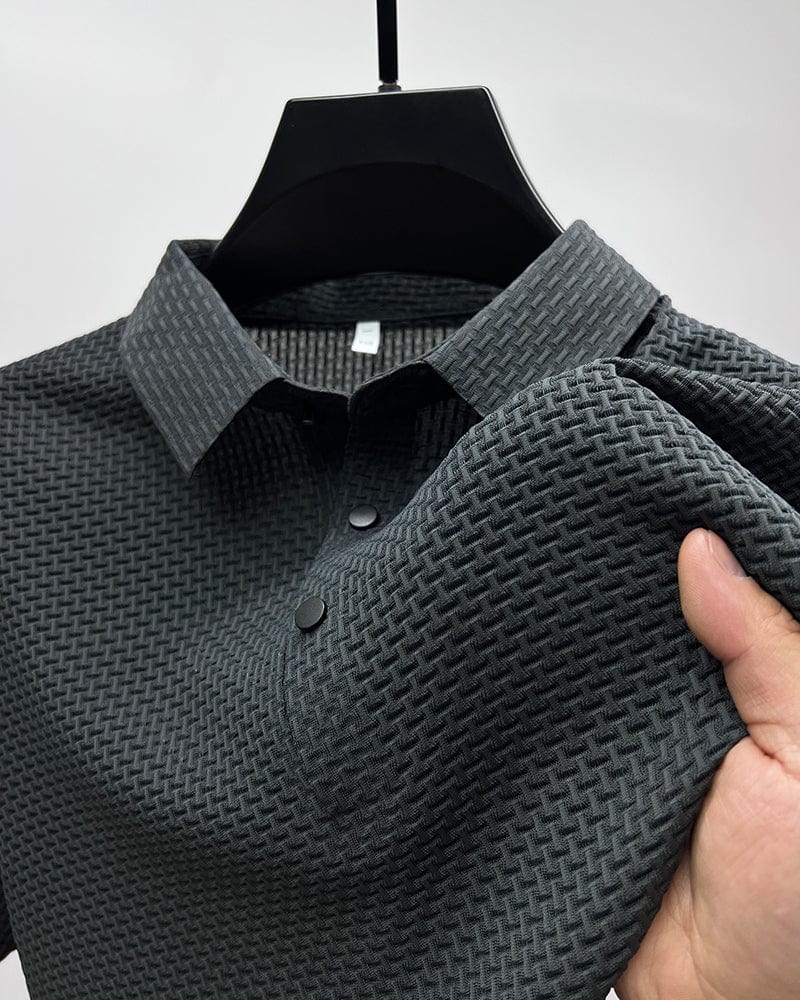 Marina Roca Leandro - Polo premium para hombre – Gris – photo 3