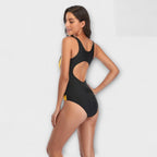 Marina Roca Traje de Baño de Una Pieza Deportivo con Corte en la Espalda – photo 5
