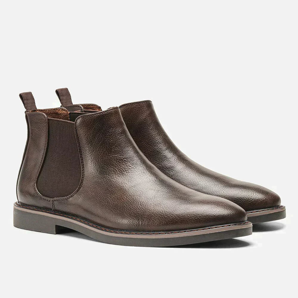 Marina Roca LUCIEN | Botas altas de cuero – Marrón oscuro – photo 3