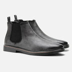 Marina Roca LUCIEN | Botas altas de cuero – Gris – photo 6