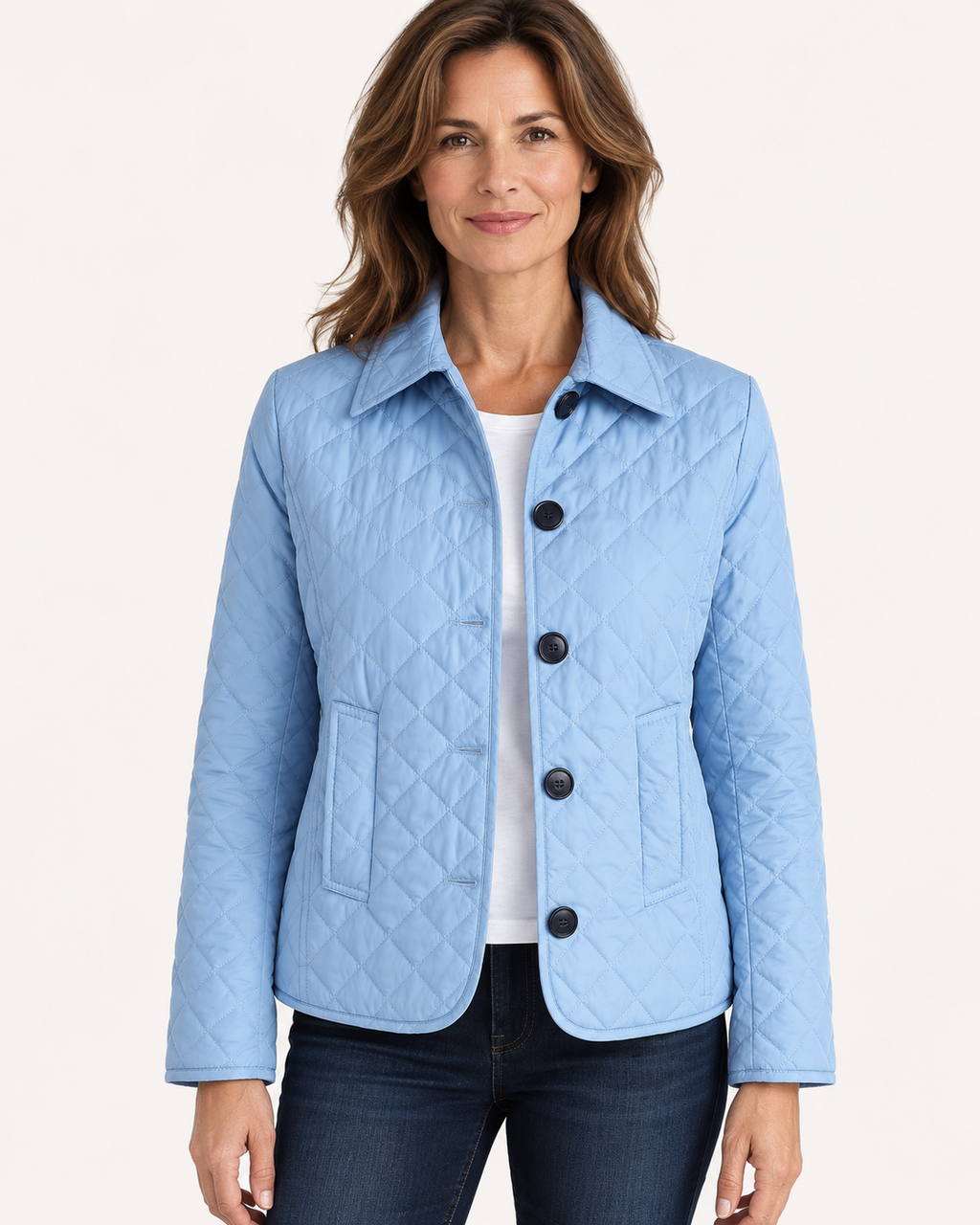 Victoria chaqueta acolchada azul cielo