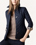 Victoria chaqueta acolchada azul marino