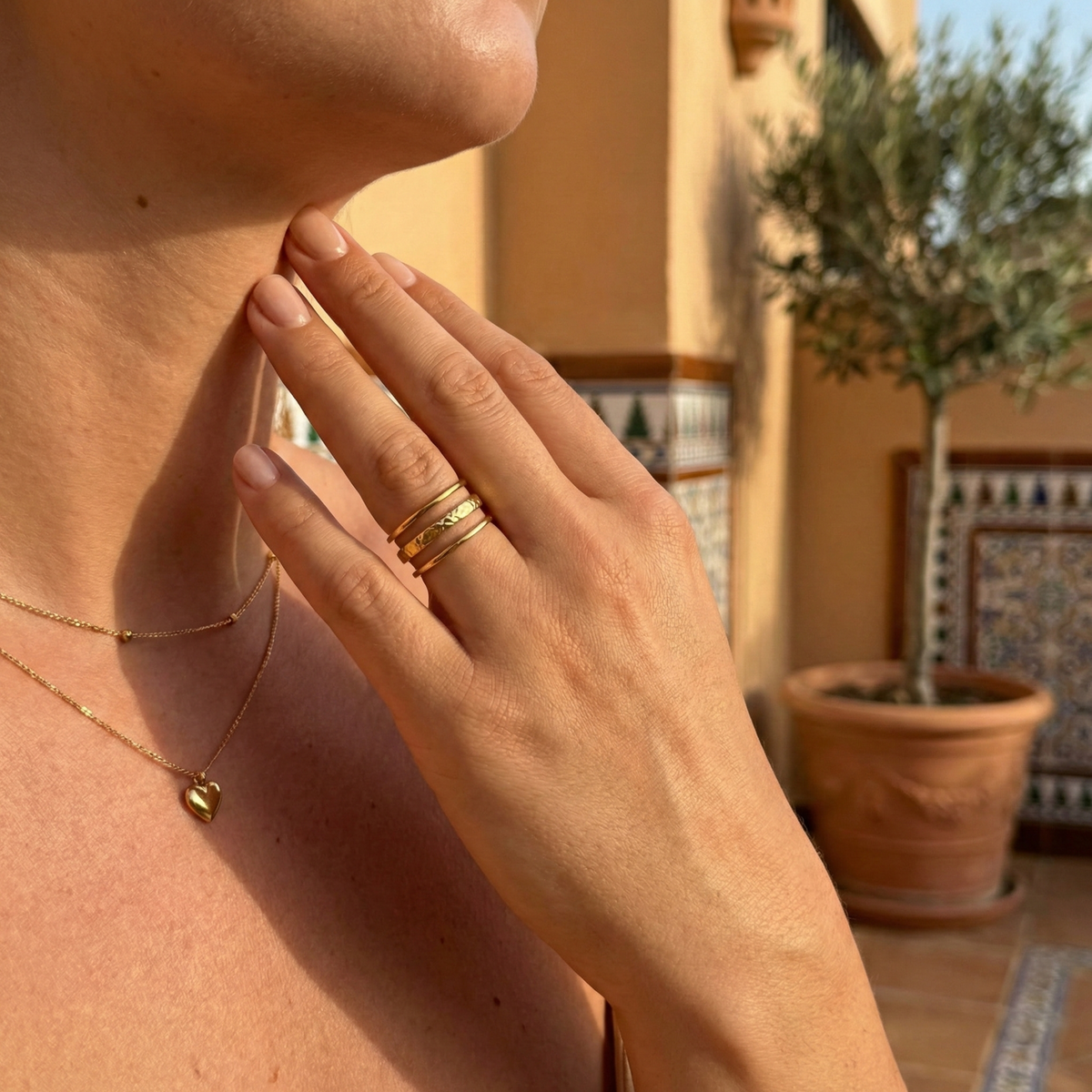 Marina Roca Anillo de tres láminas – photo 2