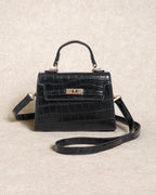 Anamartinezmadrid Valeria | Mini Bolso Efecto Piel Mujer Negro – Negro