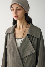 Anamartinezmadrid Elena | Trench Largo con Solapa Ancha – photo 10