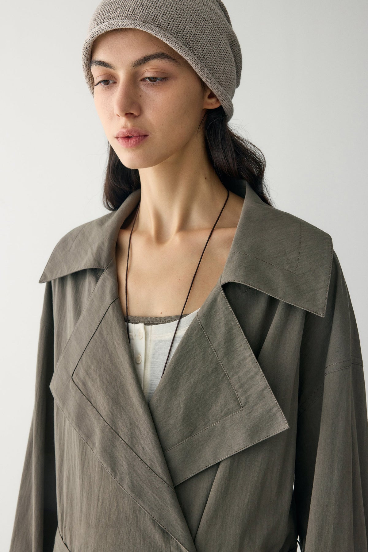 Anamartinezmadrid Elena | Trench Largo con Solapa Ancha – photo 10