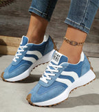 Anamartinezmadrid Lucía | Zapatillas Casual Retro Mujer Plataforma – Azul – photo 10