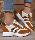 Anamartinezmadrid Lucía | Zapatillas Casual Retro Mujer Plataforma – Beige Leopardo – photo 11