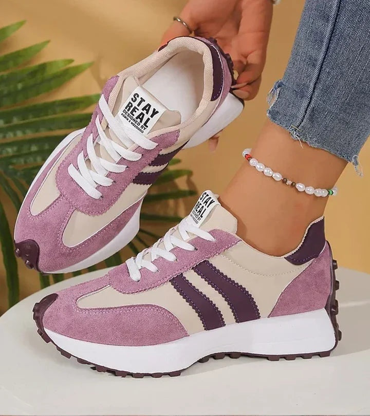 Anamartinezmadrid Lucía | Zapatillas Casual Retro Mujer Plataforma – Violeta – photo 2