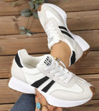 Anamartinezmadrid Lucía | Zapatillas Casual Retro Mujer Plataforma – Blanco – photo 4