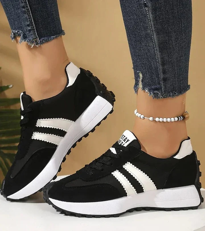 Anamartinezmadrid Lucía | Zapatillas Casual Retro Mujer Plataforma – Negro – photo 5