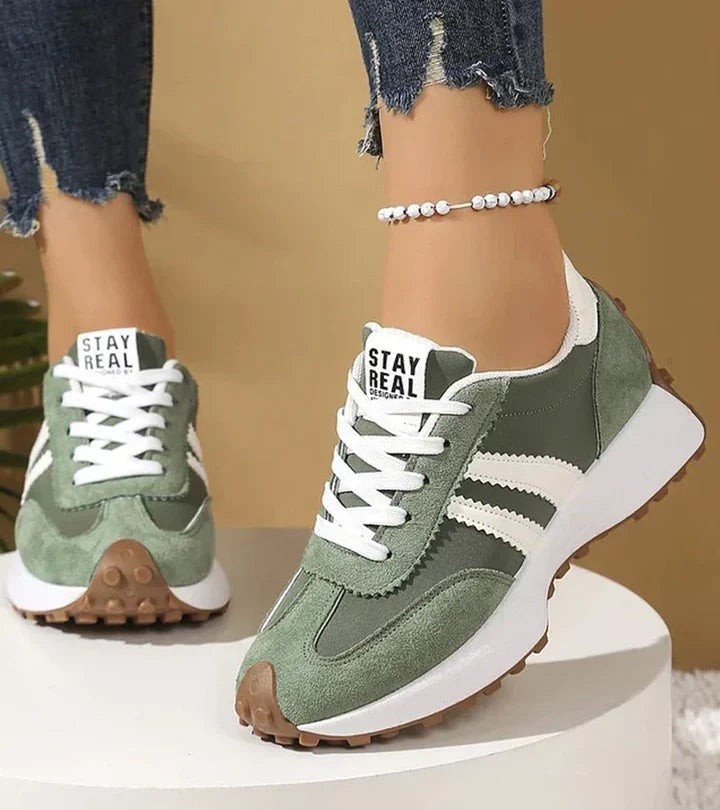 Anamartinezmadrid Lucía | Zapatillas Casual Retro Mujer Plataforma – Verde – photo 7